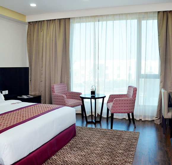 غرفة سوبيريور في فندق وأجنحة رامادا في جزر أمواج