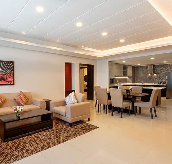 Three Bedroom Suite at Ramada Hotel & Suites by Wyndham Amwaj Islands Manama